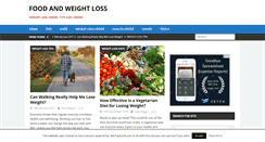 Desktop Screenshot of foodandweightloss.com